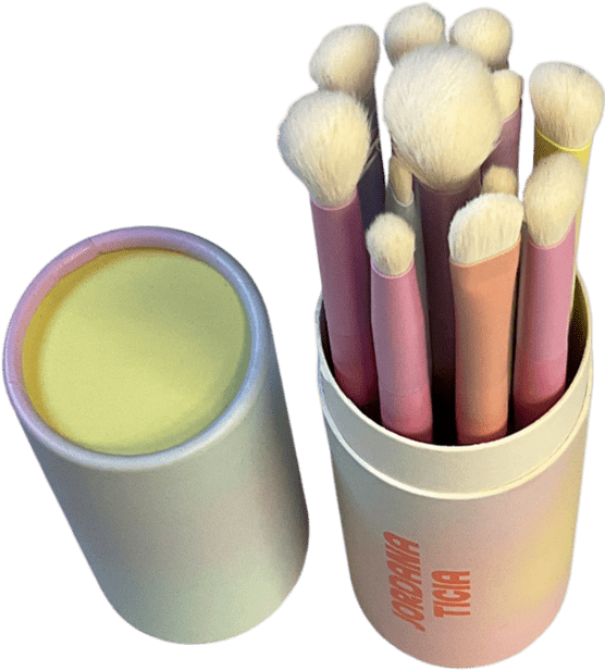 jordana ticia Capsule Eye Brush Set X12 - Reliked