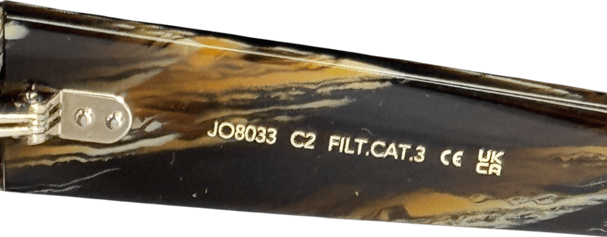 Joseph Black Ebony Square Sunglasses In Case - Reliked