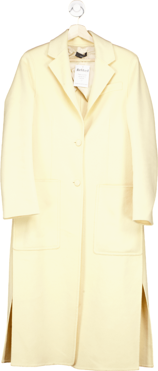 Joseph Ivory Marvil Double Wool Silk Coat UK 10 - Reliked