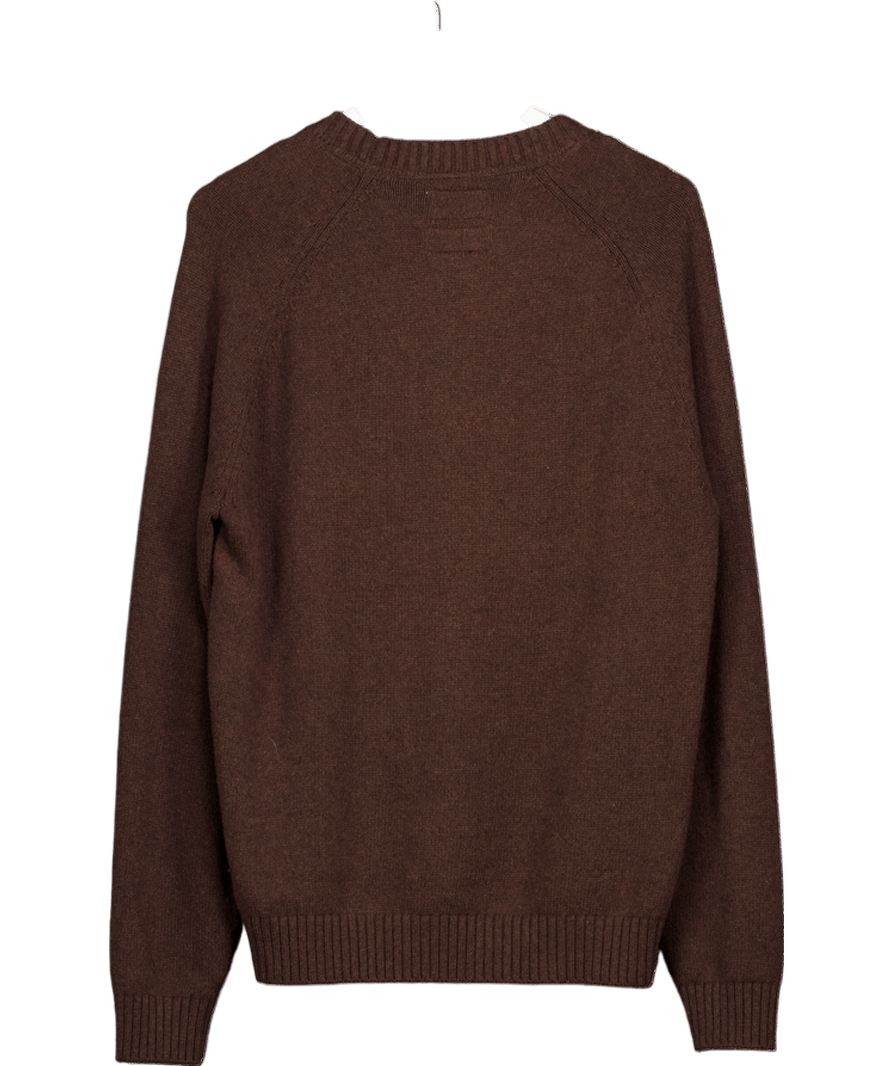joules 4x4 Defender Brown Cotton / Merino Wool Blend Jumper UK M - Reliked