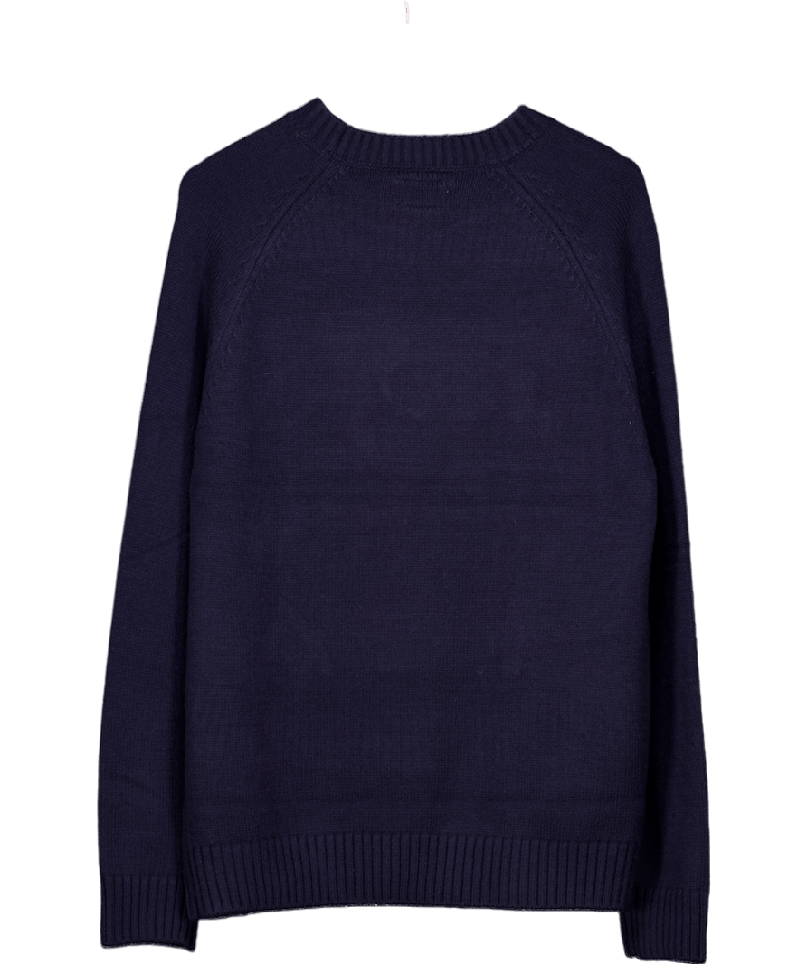 joules Navy Blue 4x4 Defender Cotton / Merino Wool Blend Jumper UK M - Reliked