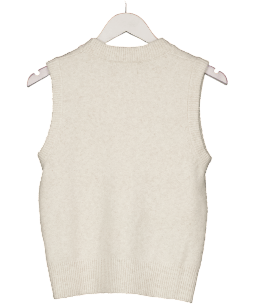 joules Supersoft Cream Sleeveless Knit Top UK S - Reliked