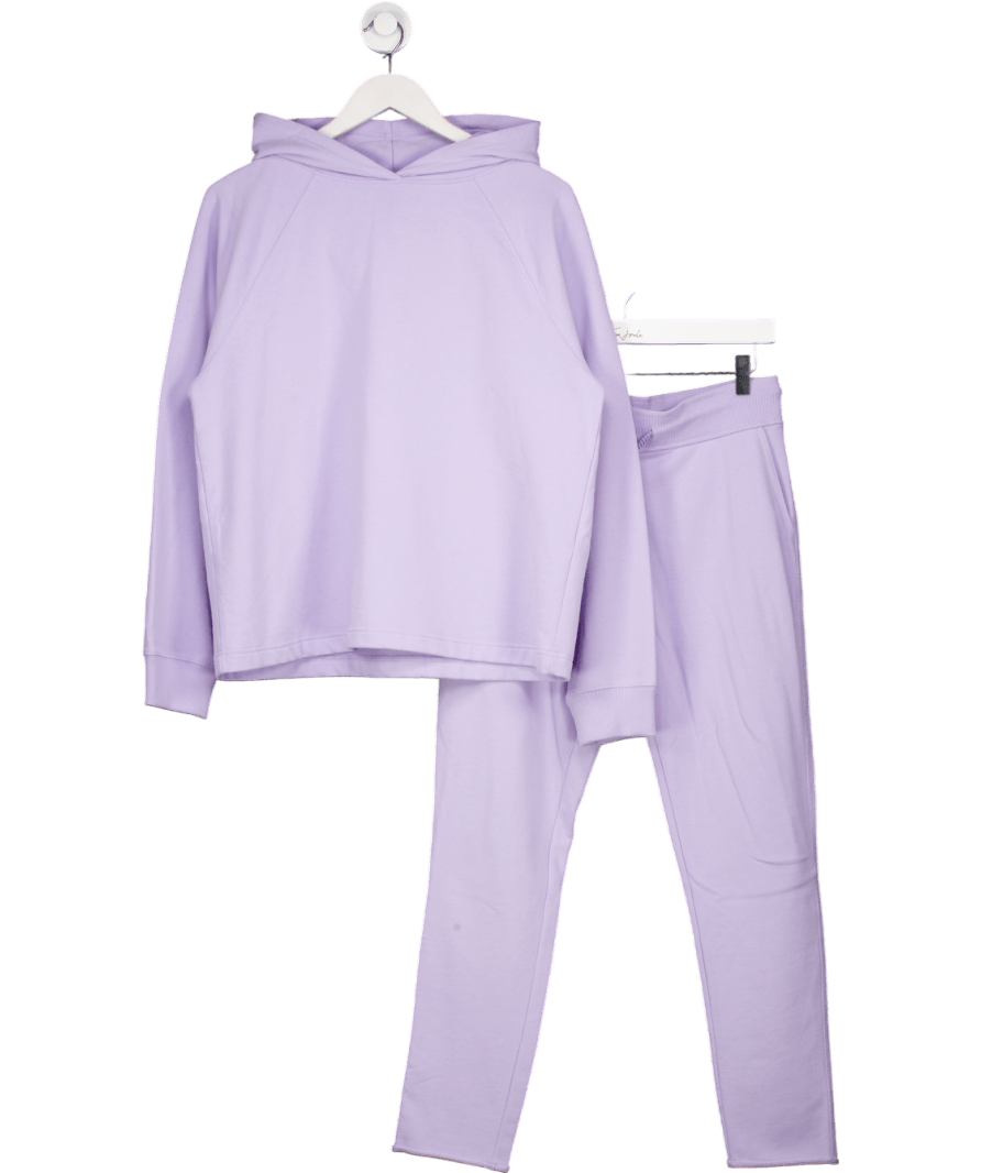 JUVIA Purple Lilac 2 - piece Hoodie And Jogging Bottom Tracksuit UK S - Reliked