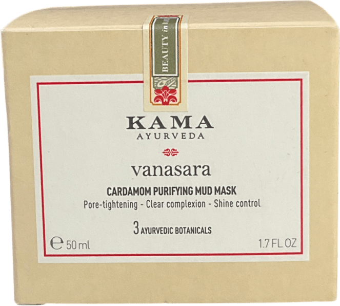 KAMA AYURVEDA Vanasara Cardamom Purifying Mud Mask 50ml - Reliked