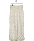 Karen by Simonsen Kbaudrey Cream Lace Trousers Us8 UK 12 - Reliked