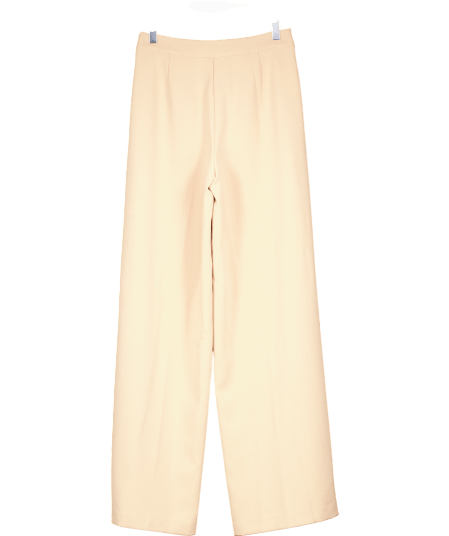 Karen Millen Beige Tailored Wide Leg Trousers UK 8 - Reliked