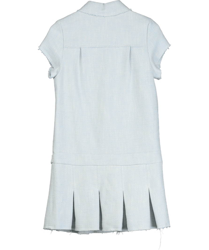 Karen Millen Blue Spring Tweed Tailored Mini Dress UK 6 - Reliked