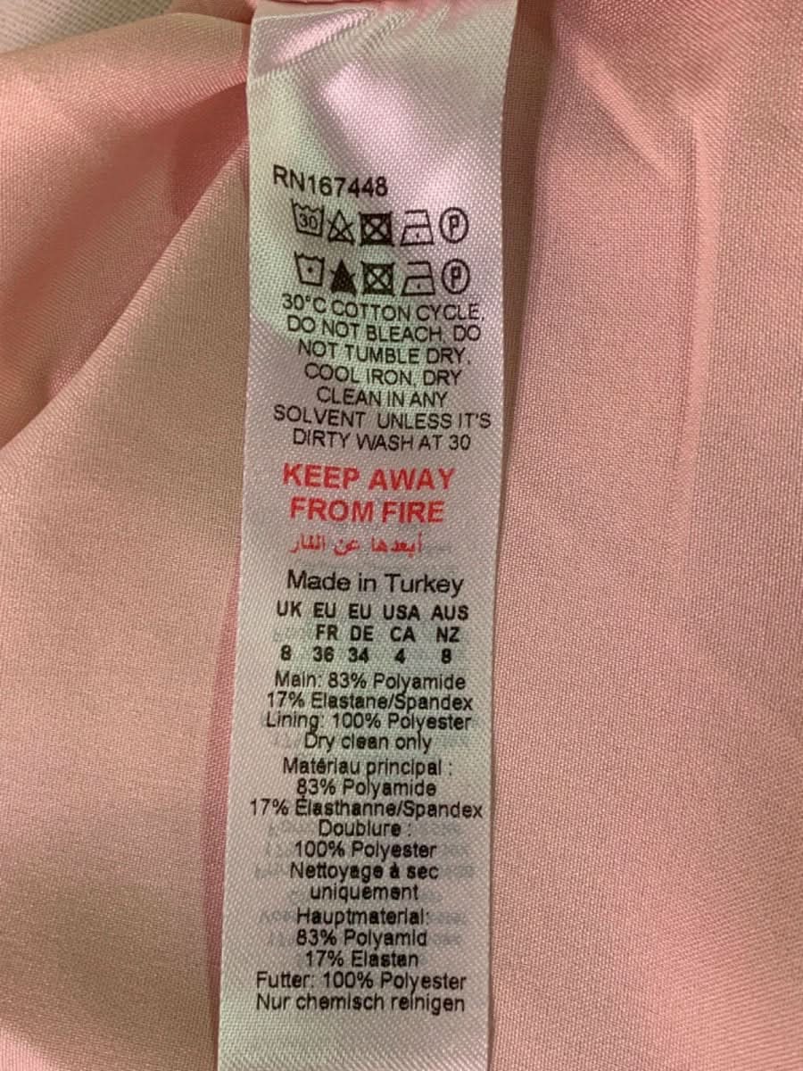 Karen Millen Blush Pink Off - Shoulder Midaxi Dress UK 8 - Reliked