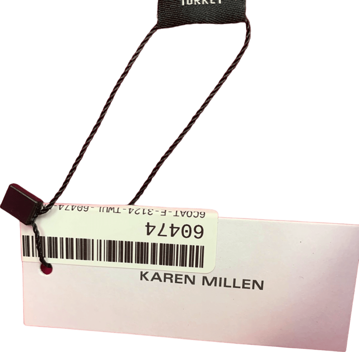 Karen Millen Bright Pink Fluid Tailored Metallic Asymmetric Wrap Blazer UK 10 - Reliked