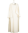 Karen Millen Cream Stretch Cape Detail Maxi Dress UK 8 - Reliked