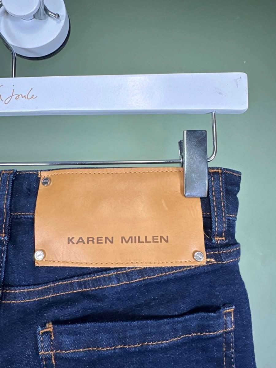 Karen Millen Dark Blue High - Waisted Skinny Jeans UK 8 - Reliked