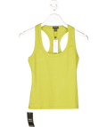 Karen Millen Green Jersey Ribbed Racer Back Vest UK S - Reliked