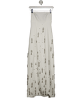 Karen Millen White Crystal Embellished Bandeau Midi Dress UK 6 - Reliked