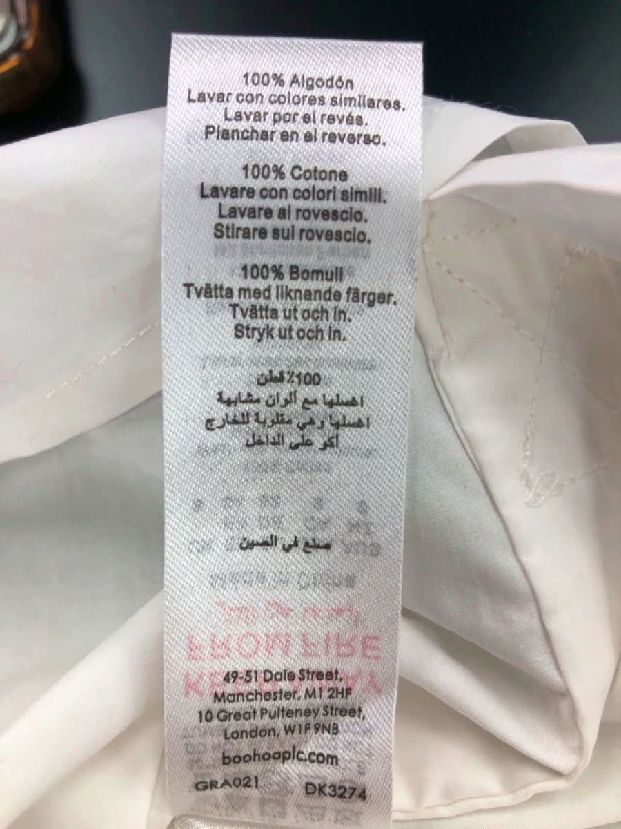 Karen Millen White The Tailored Cotton Poplin Woven Shirt UK 6 - Reliked