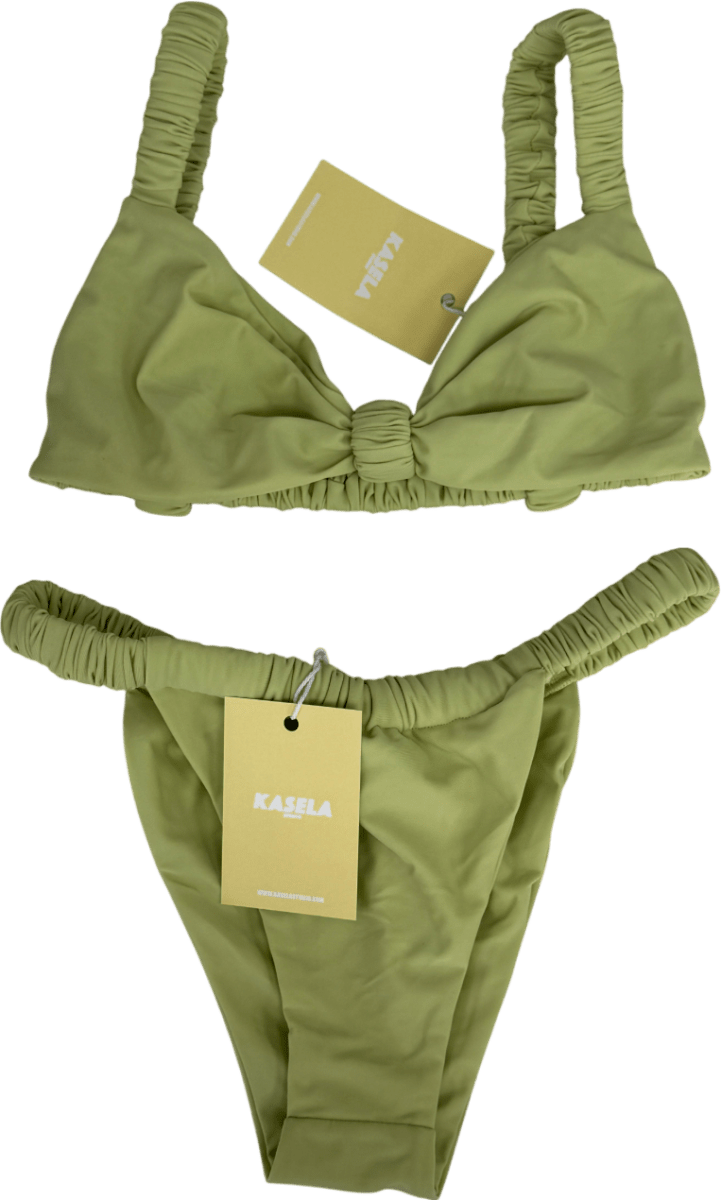 Kasela Studio Matcha Green 2 - piece Bikini Set UK S - Reliked