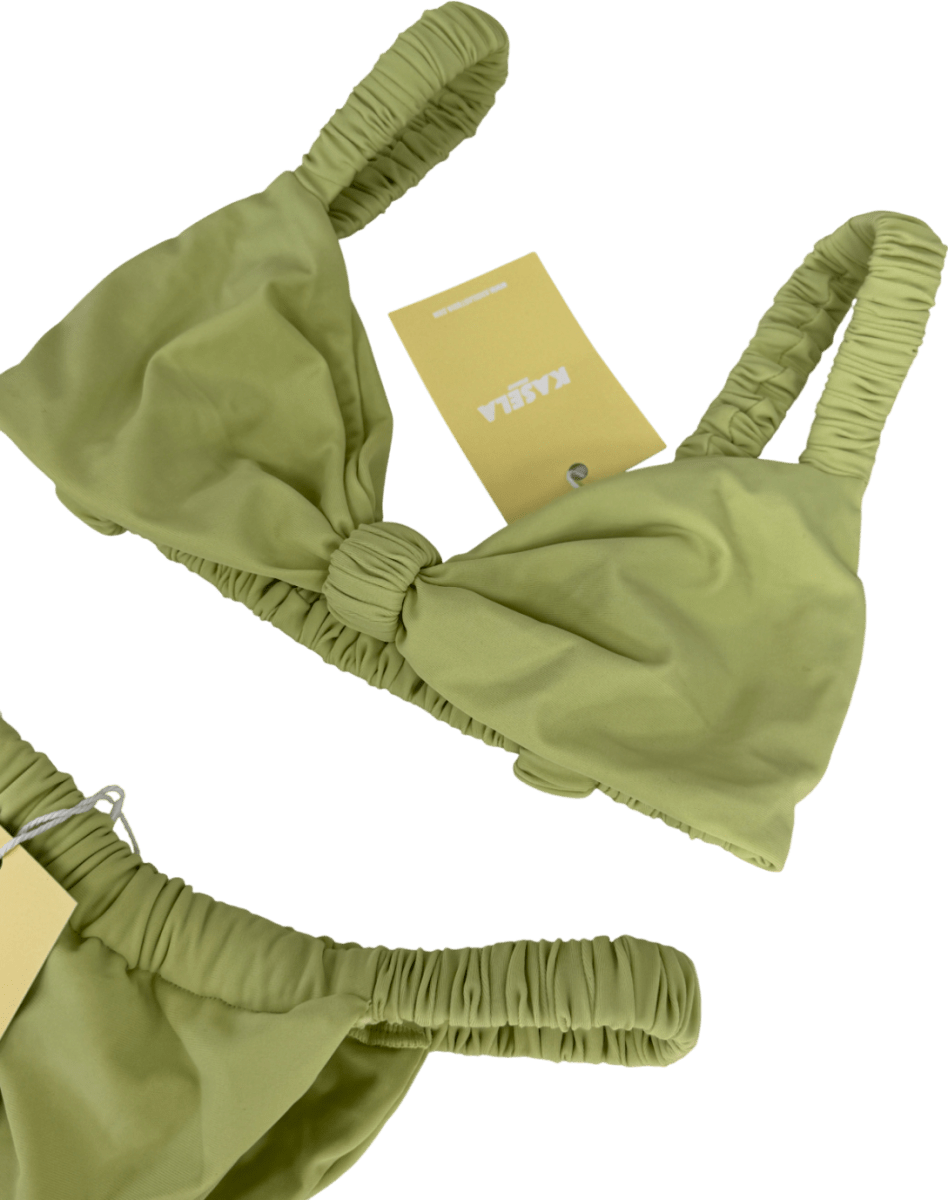 Kasela Studio Matcha Green 2 - piece Bikini Set UK S - Reliked
