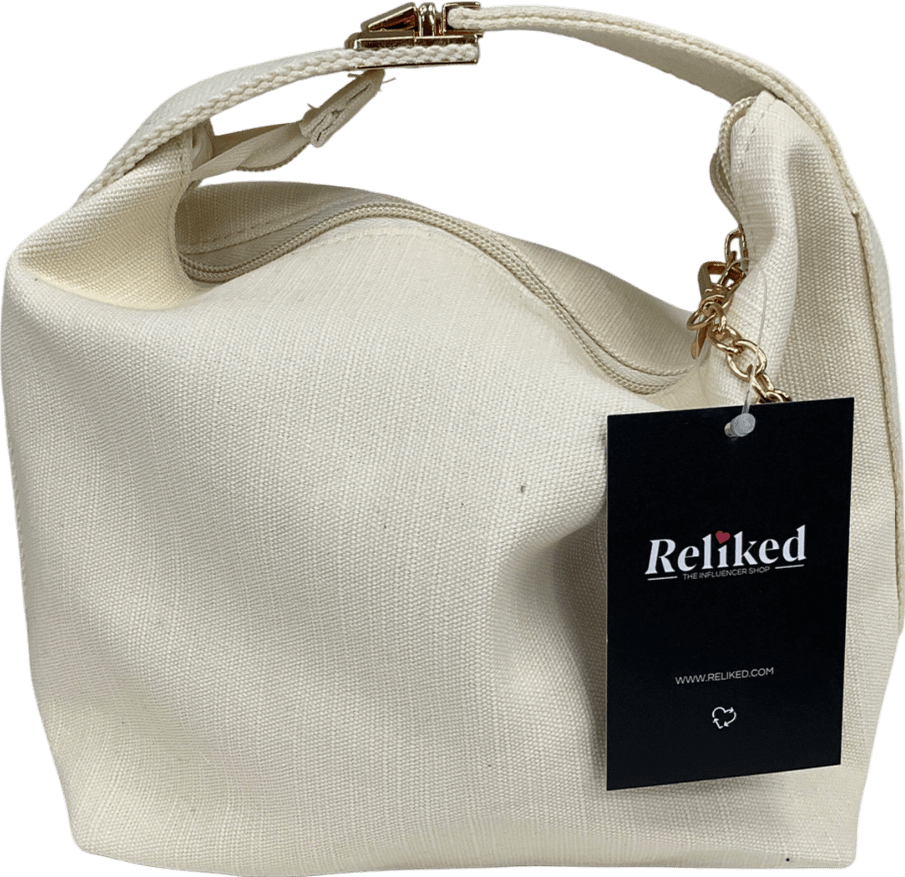 kay ali Cream Makeup Bag One Size - Reliked