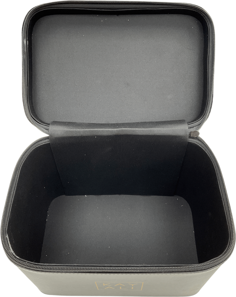 kayali Black Large Rectangle Hard Case Makeup Holder One Size - Reliked