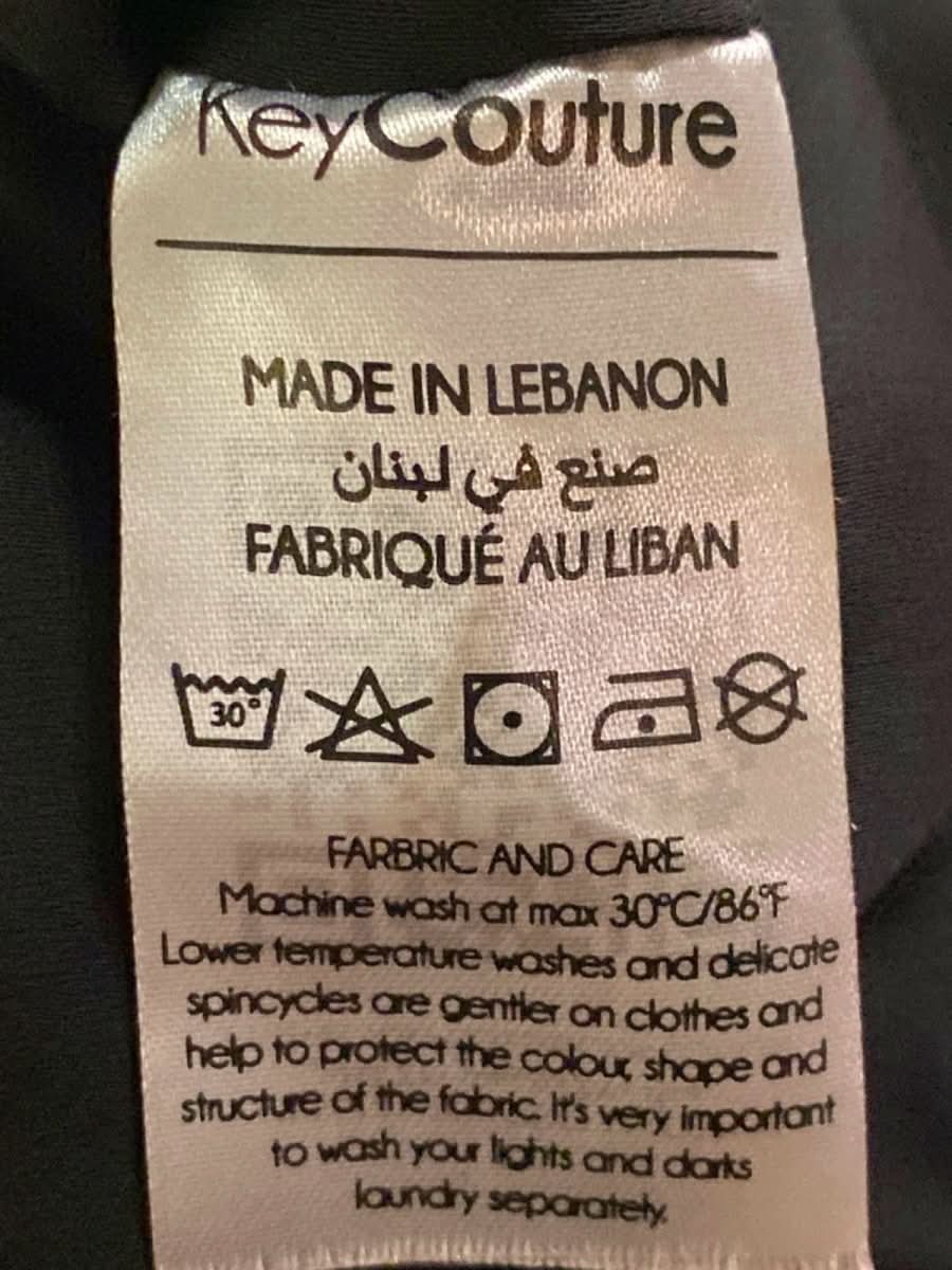 Key Couture Black and White Puff - Sleeve Dress S - Reliked