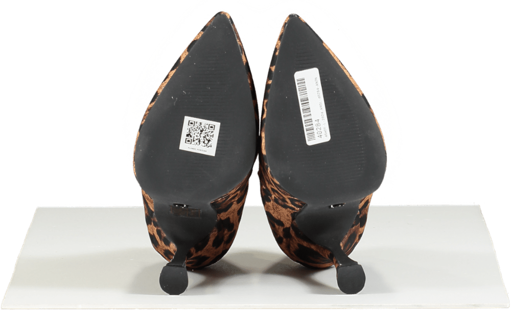 KG Kurt Geiger Leopard Print Aiden Bling Court Heels EU 38 UK 5 - Reliked