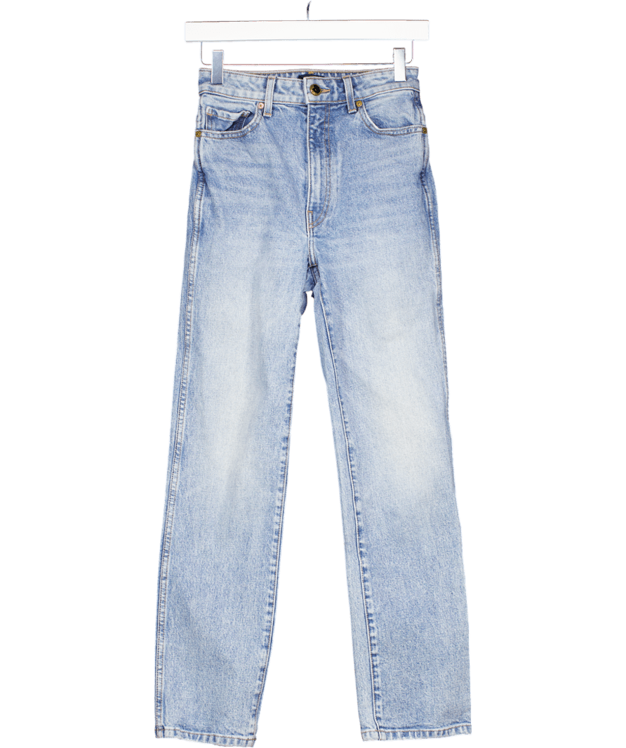 Khaite Light Blue Abigail High - rise Straight Jeans W25 - Reliked