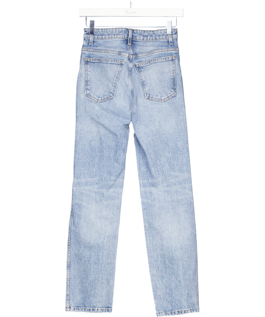 Khaite Light Blue Abigail High - rise Straight Jeans W25 - Reliked