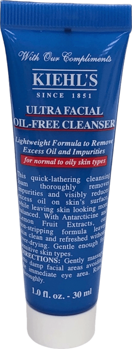Kiehl's Ultra Facial Oil - Free Cleanser 30ml - Reliked