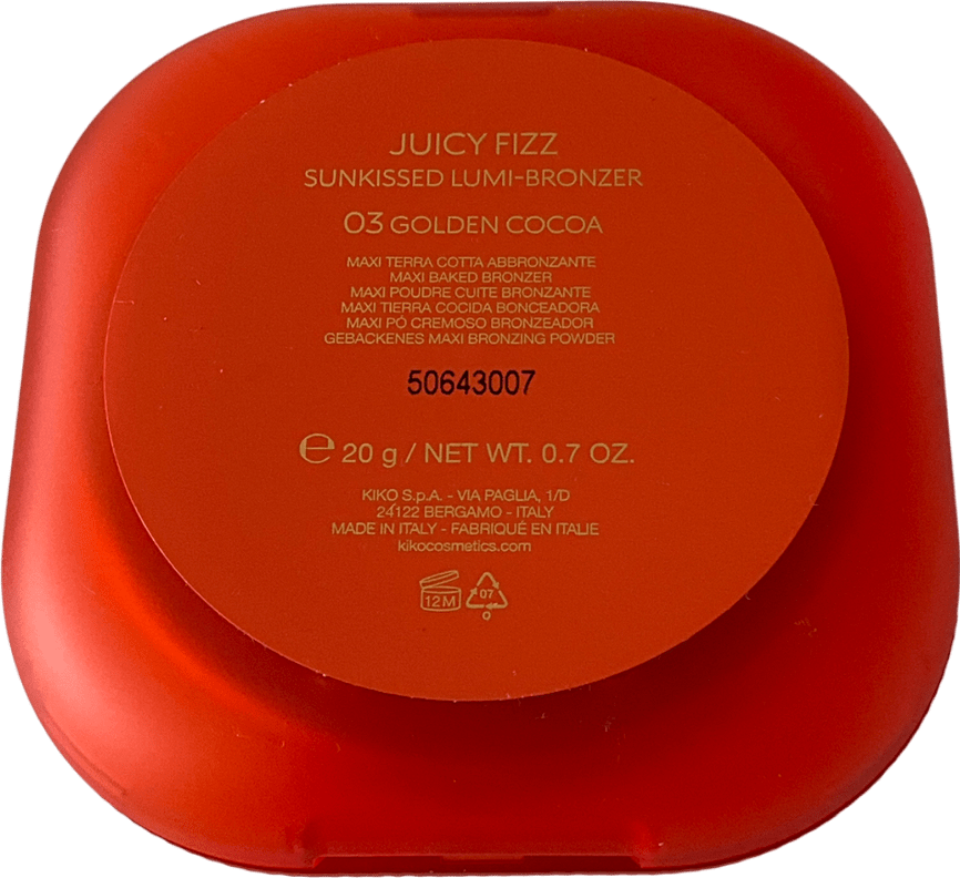 kiko Juicy Fizz Sunkissed Lumi - bronzer 03 20g - Reliked