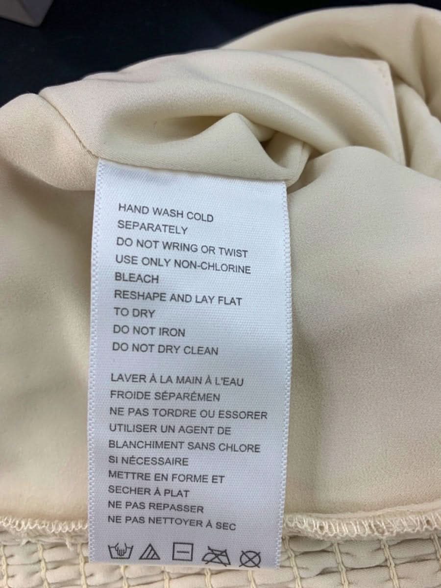 Kimchi Blue Cream Frill Strappy Top M - Reliked