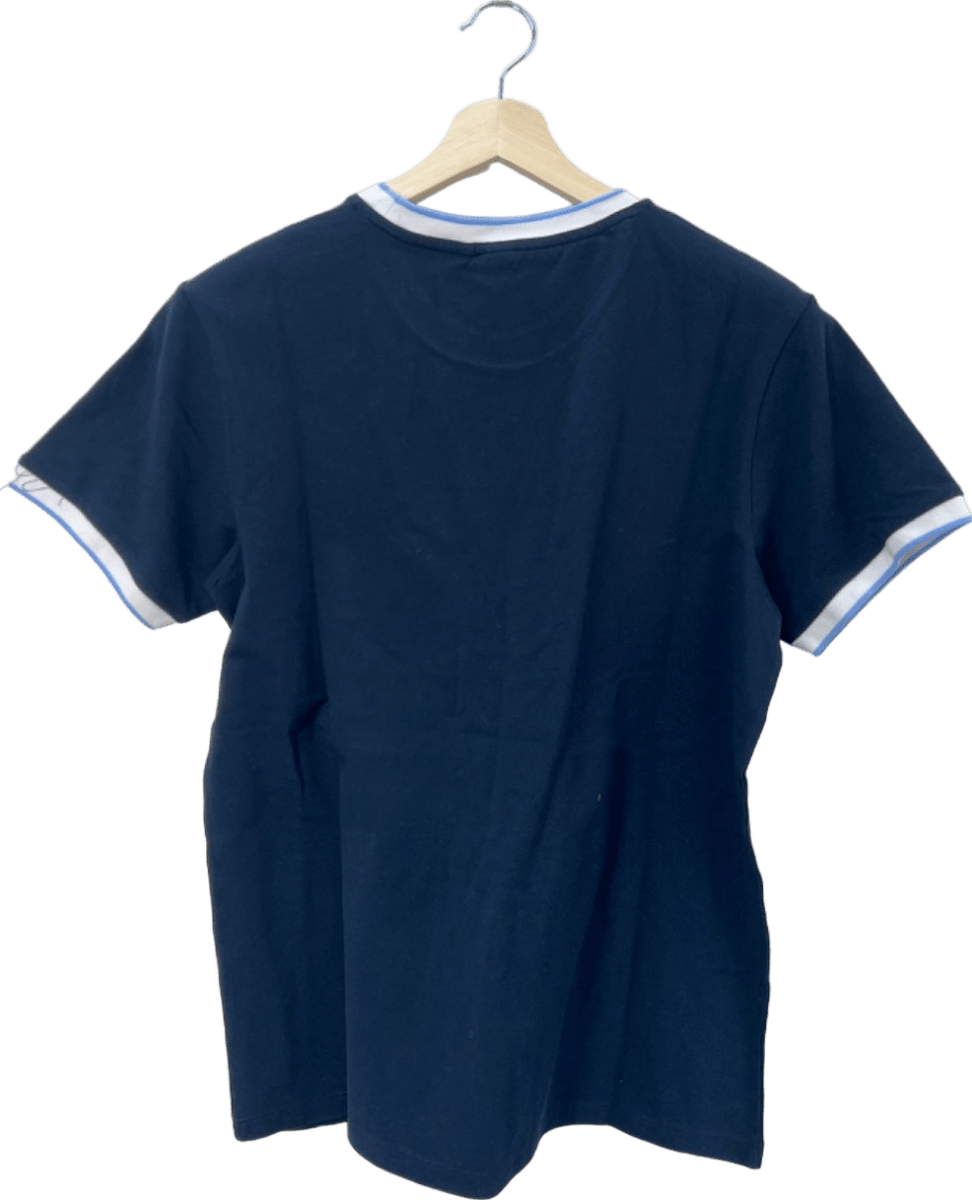 Kin Navy Contrast Trim Tee M - Reliked