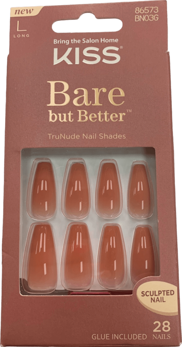 KISS Bare but Better TruNude Nail Shades Long 28ct - Reliked