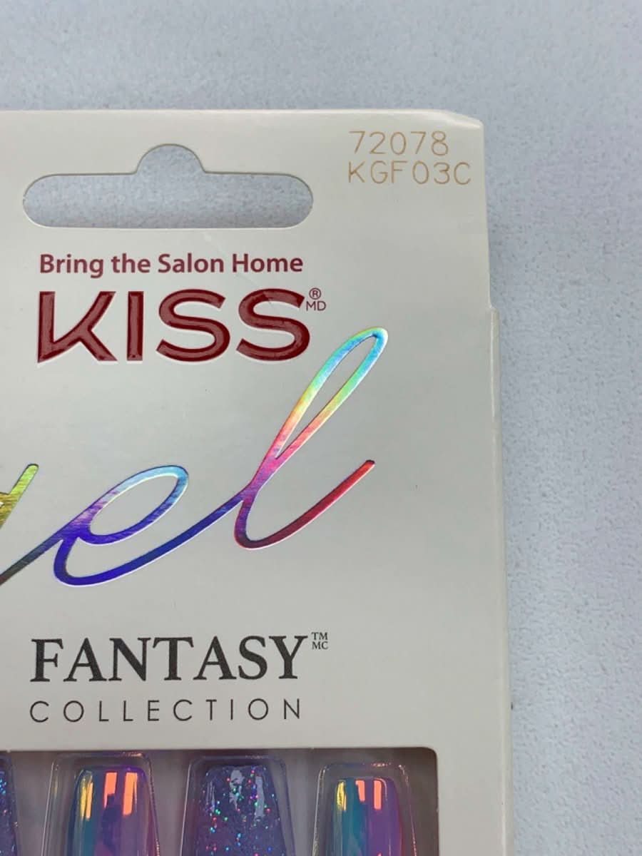KISS Gel Fantasy Collection Ready - to - Wear Gel Nails Long Length - Reliked
