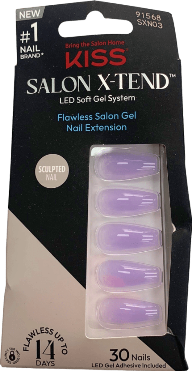 KISS Salon X - Tend Flawless Salon Gel Nail Extension Sculpted Nail - Reliked