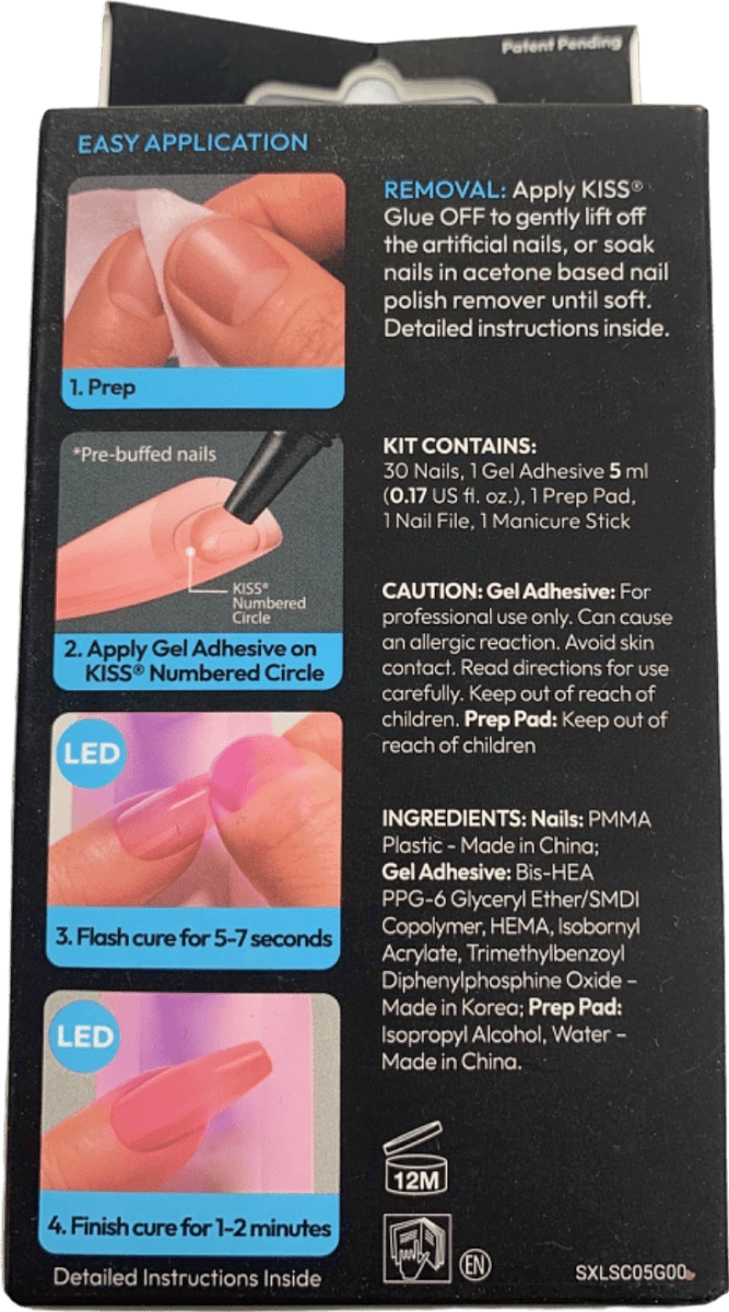 KISS Salon X - Tend Flawless Salon Gel Nail Extension Sculpted Nail - Reliked