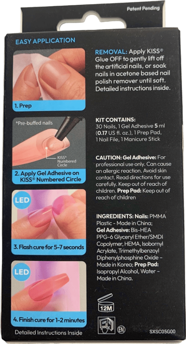 Kiss Salon X - Tend LED Soft Gel System Flawless Salon Gel Nail Extension - Reliked