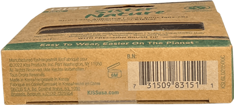 kiss Sister Nature Strip Lash Adhesive Black 4g - Reliked