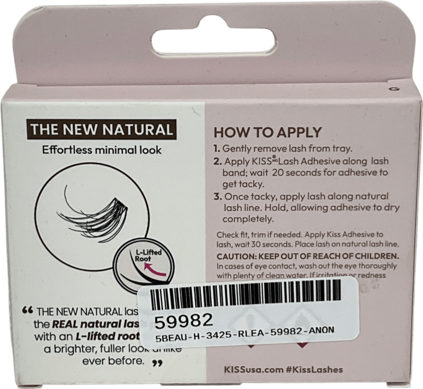 kiss The New Natural Lashes 92690 One size - Reliked