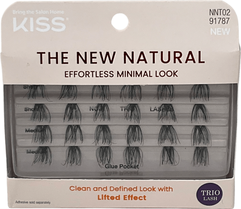 kiss The New Natural Trio Lashes Black One size - Reliked