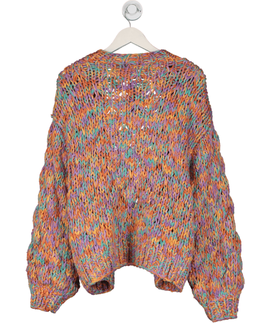 Kiwi & Co. Multicoloured Handmade Knit Cardigan One Size - Reliked