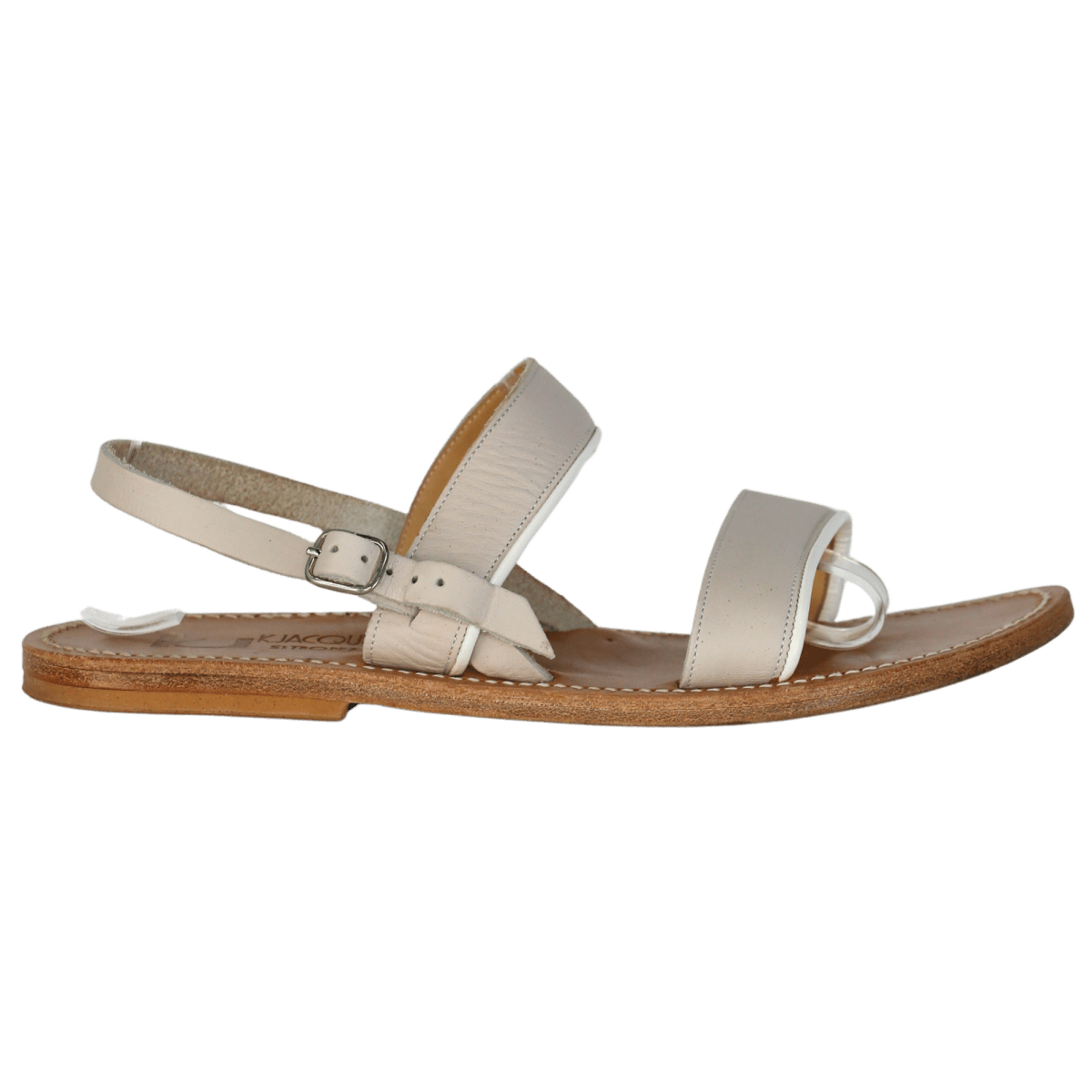 kjacques Nude Leather Sandals With Thin Straps UK 8 EU 41 👠 - Reliked