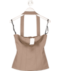 Kookai Brown Ariel Bodice Top UK 8 - Reliked