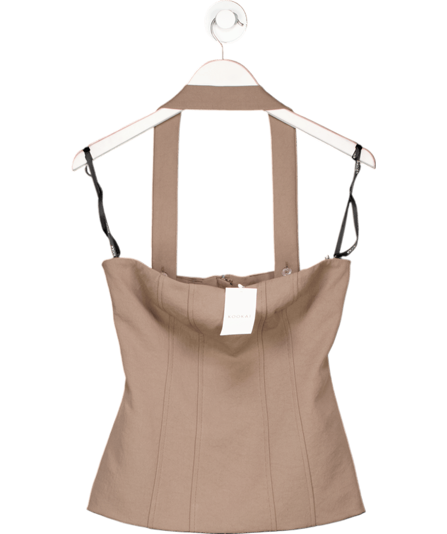 Kookai Brown Ariel Bodice Top UK 8 - Reliked
