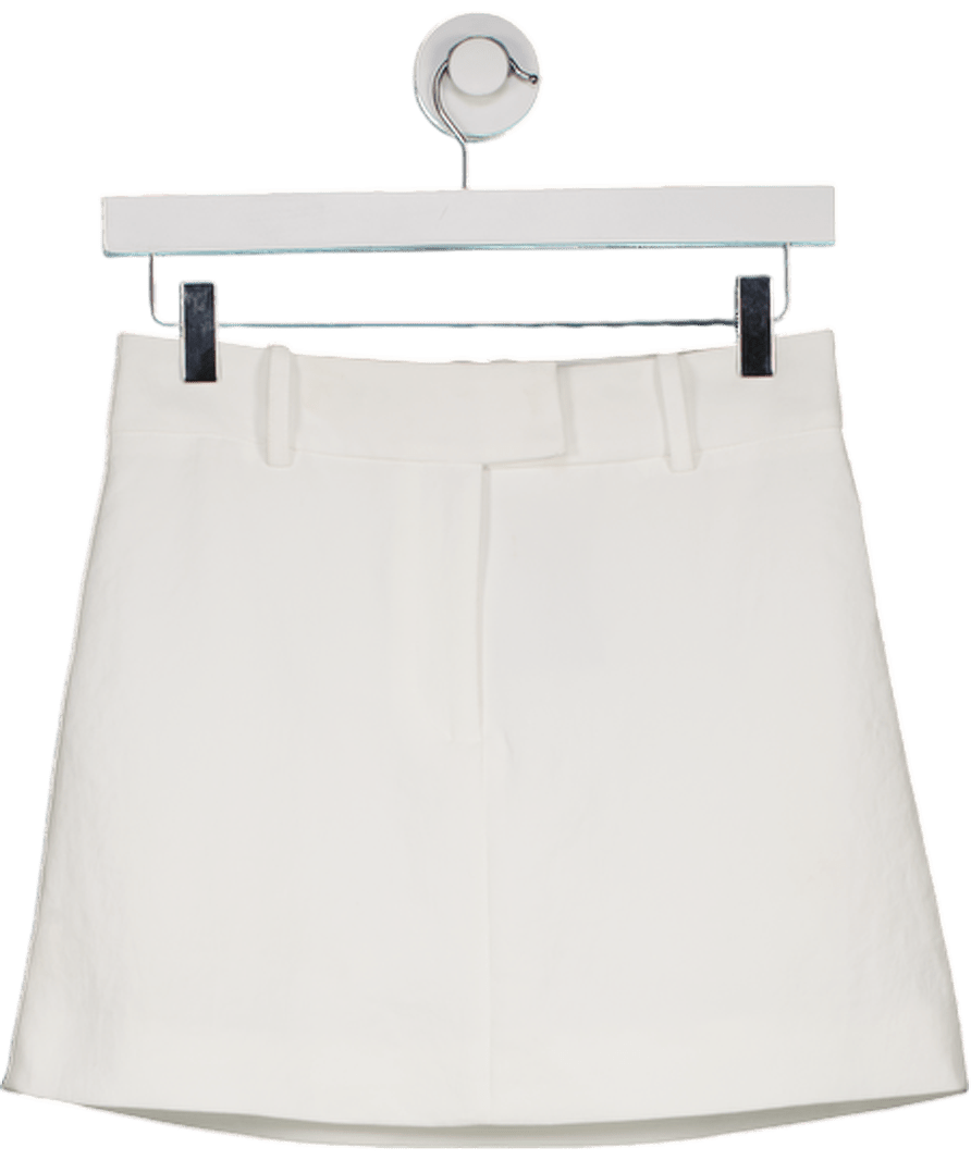 Kookai White Ariel Low Rise Mini Skirt UK 6 - Reliked