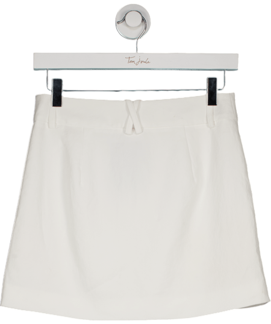 Kookai White Ariel Low Rise Mini Skirt UK 6 - Reliked