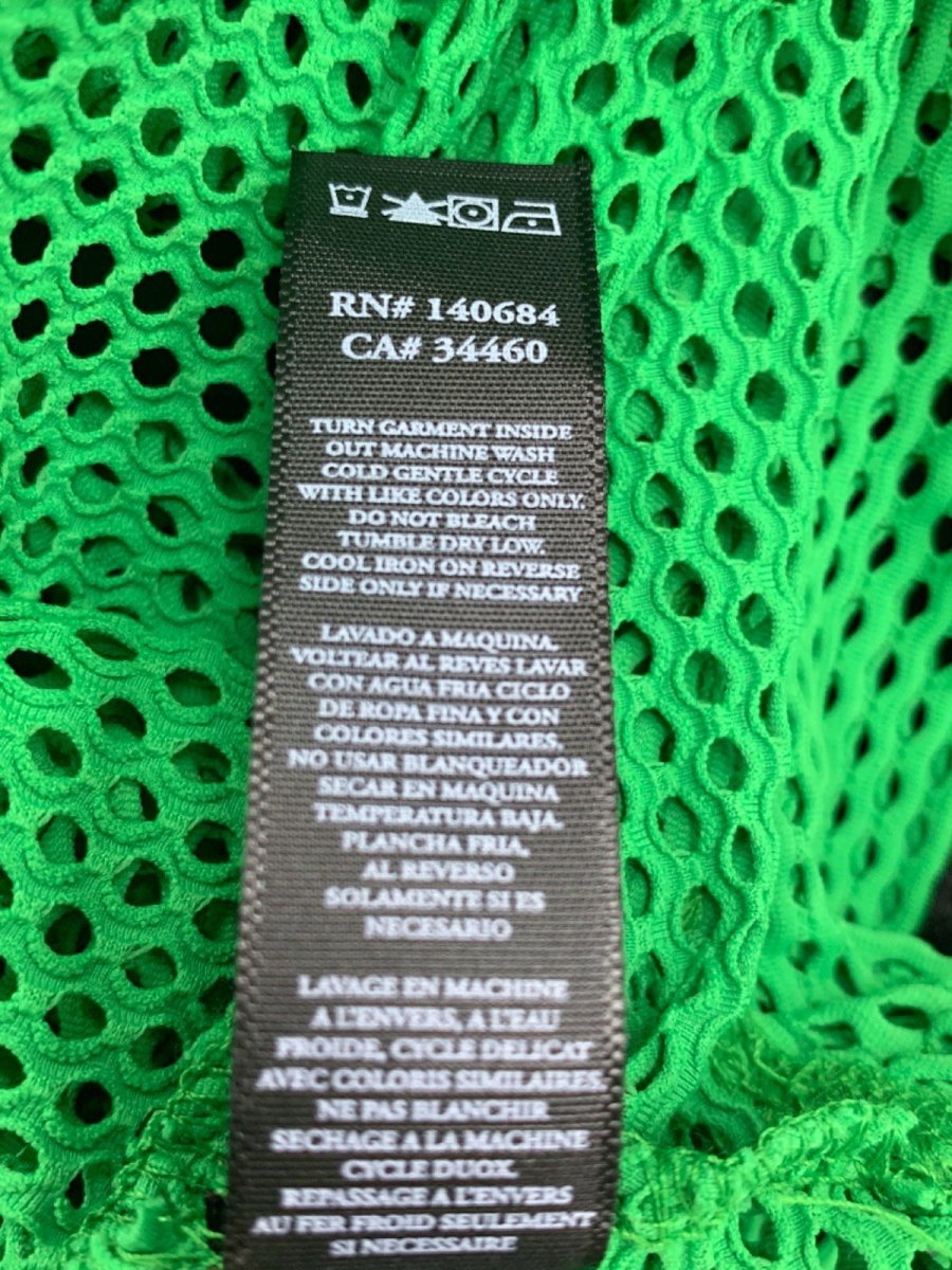 Koral Green Mesh Hoodie UK M - Reliked