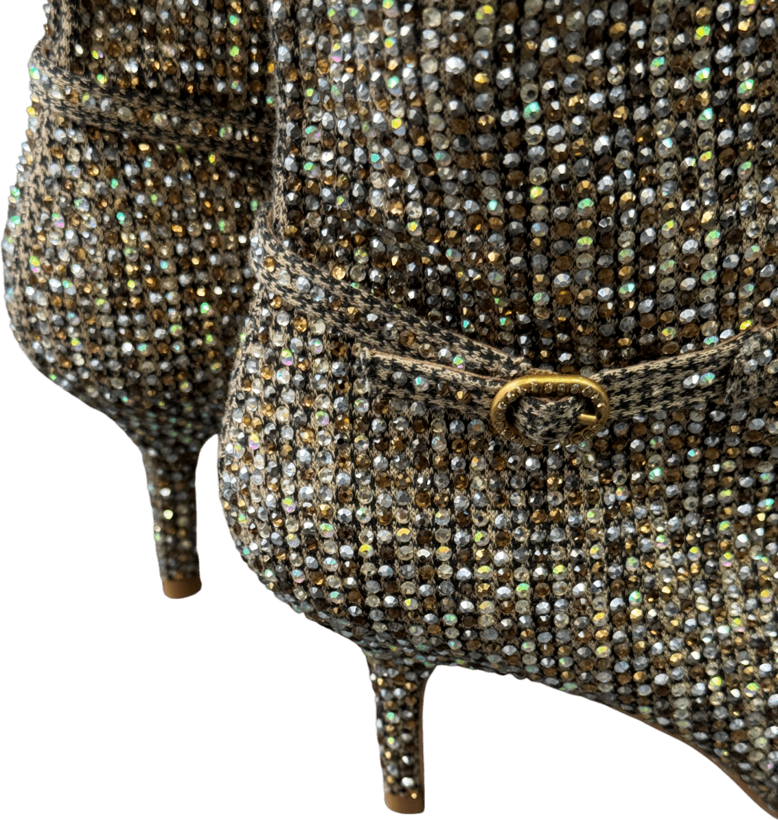 Kurt Geiger Beige Mayfair Heeled Over - the - knee Boots UK 4 EU 37 👠 - Reliked