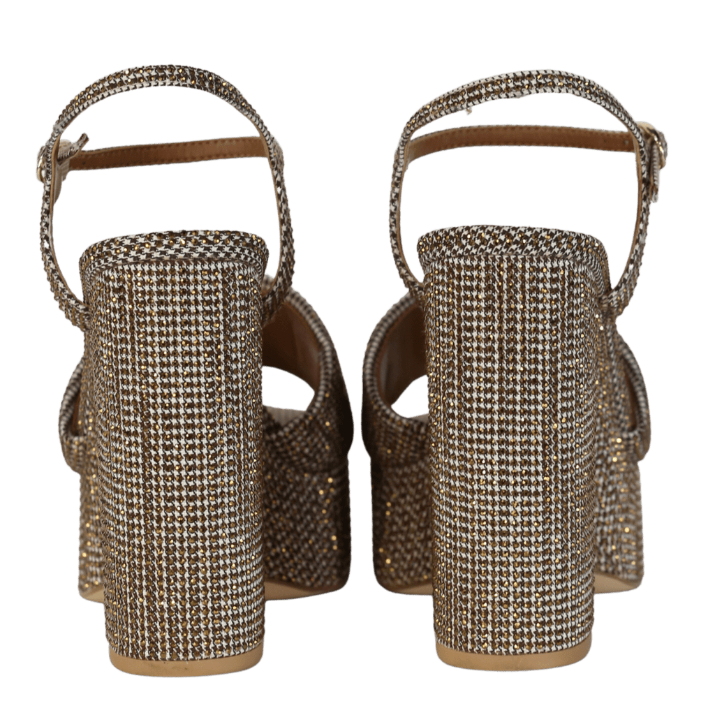 Kurt Geiger Metallic Kensington Platform Heel UK 6 EU 39 👠 - Reliked