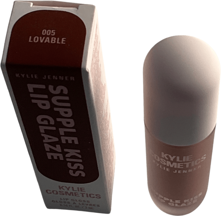 Kylie By Kylie Jenner Supple Kiss Lip Glaze Lip Gloss 005 Lovable 3ml - Reliked