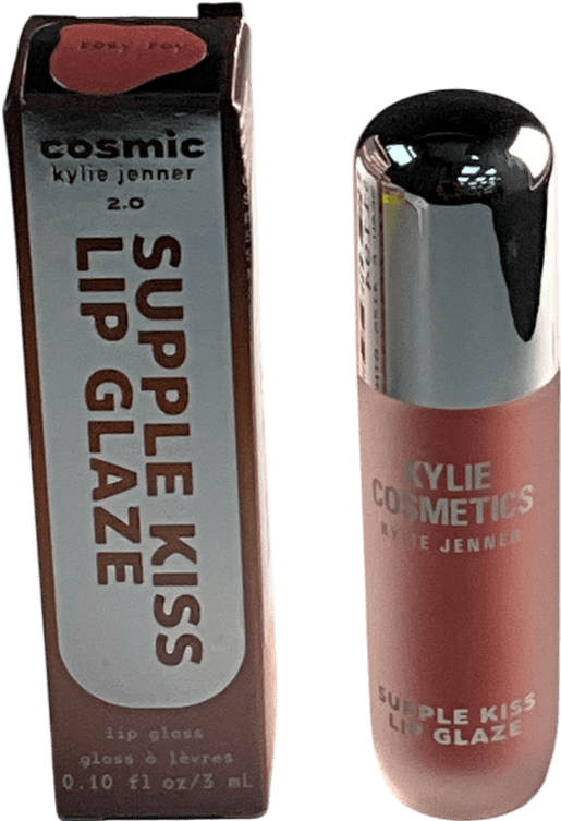 Kylie By Kylie Jenner Supple Kiss Lip Glaze Lip Gloss Rosy Ray 3ml - Reliked