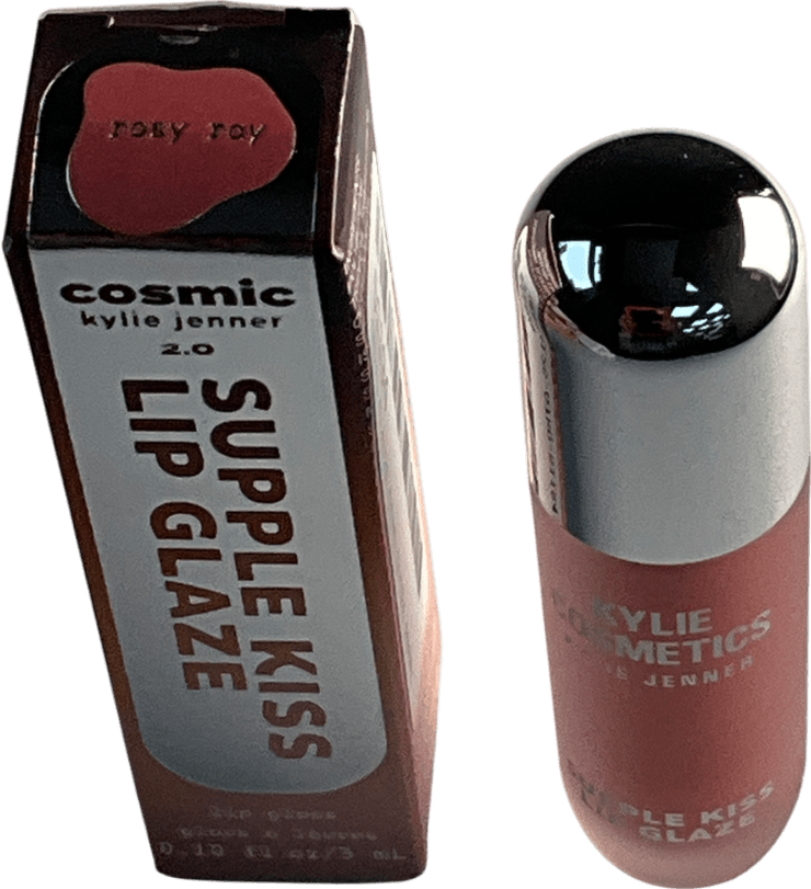 Kylie By Kylie Jenner Supple Kiss Lip Glaze Lip Gloss Rosy Ray 3ml - Reliked